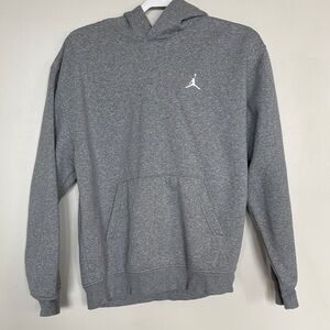 Nike Air Jordan Gray Pullover Hoodie Men’s Medium Jumpman Logo